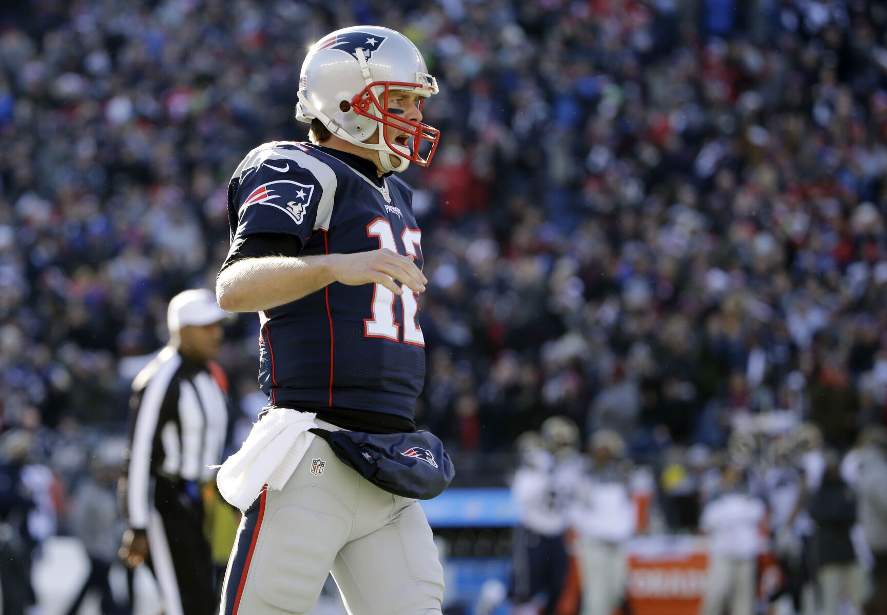 2016: Tom Brady becomes NFL’s career leader in victories by a quarterback